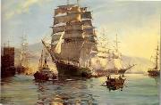 unknow artist, Seascape, boats, ships and warships. 32